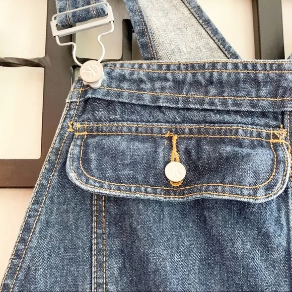 Vintage CK CALVIN KLEIN JEANS Baggy Denim Overalls - Picture 6 of 11